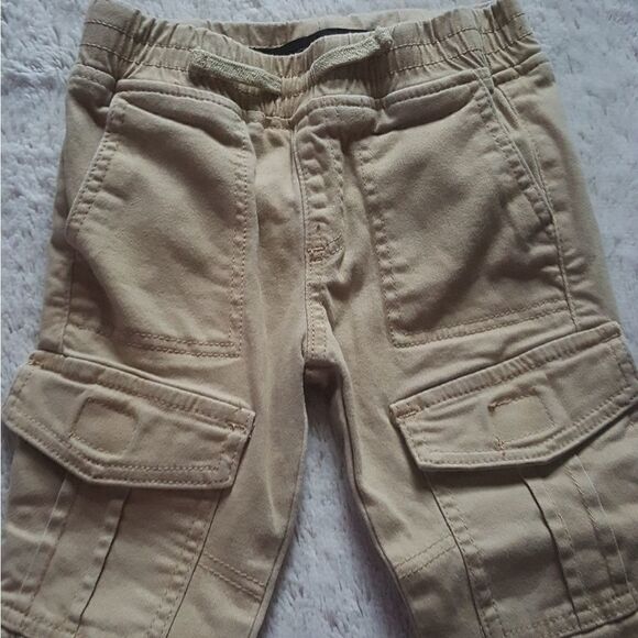 JOE'S JEANS khaki carpenter Cargo skinny joggers Boys Size 4 - Picture 3 of 6